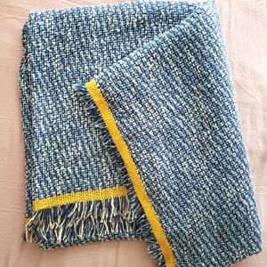 IKEA patterned throw blanket